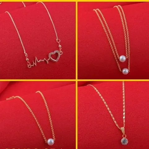 PLATED NECKLACE CHAIN FOR WOMEN AND GIRL