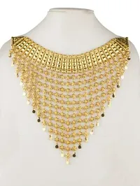 GOLD PLATED RAJWADI RAJSTHANI RAJPUTI NECKLACE JEWELLERY FOR WOMEN-thumb1