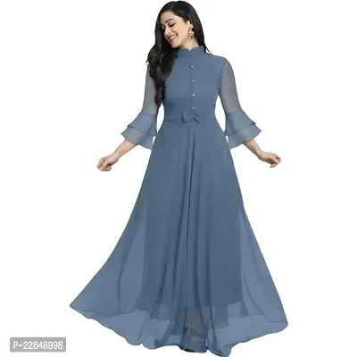 Vastani Enterprise Women's Regular Fit Solid Printed Cotton Full Length Gown (VE-40)