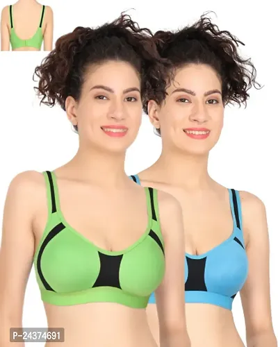 Cotton Blend Bra Non Padded Full Cup Cotton Rich for Women`s and Girls