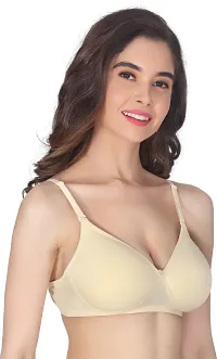 Stylish Fancy Cotton Blend Solid Padded Bras For Women Pack Of 3-thumb2