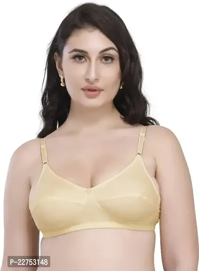 Stylish Multicoloured Cotton Blend Solid Bras For Women