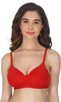 Stylish Fancy Cotton Blend Solid Padded Bras For Women Pack Of 3-thumb4