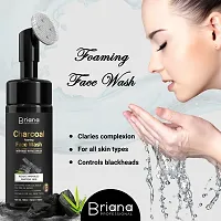 Foaming Activated Charcoal With Built-In Face Brush For Deep Cleansing Face Wash 150Ml Pack Of 1 With Charcoal Powder Free Pack Of 1-thumb2