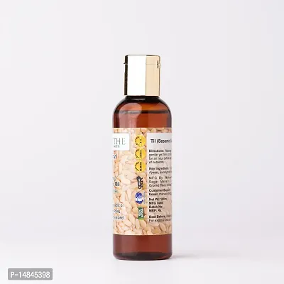 MaheOrthe Til (sesame) body massage oil (100ml)-thumb3