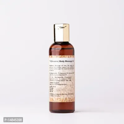 MaheOrthe Til (sesame) body massage oil (100ml)-thumb2