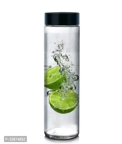 Stylish Transparent Glass Water Bottle-thumb0