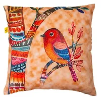 Tikuli Decorative Handloom Viscose Recyle Silk Cushion|Pillow Covers for Your Home and Office (No-1006) Sets-thumb2