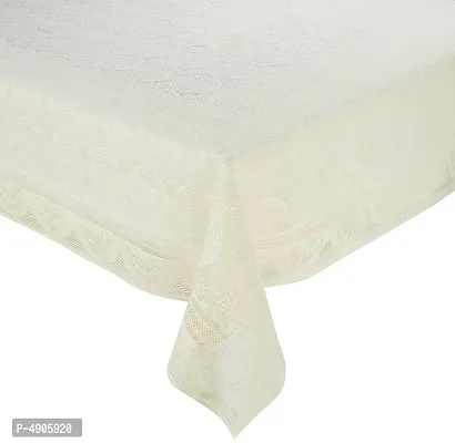 Premium Cotton Dining Table Cover (Cream)-thumb2