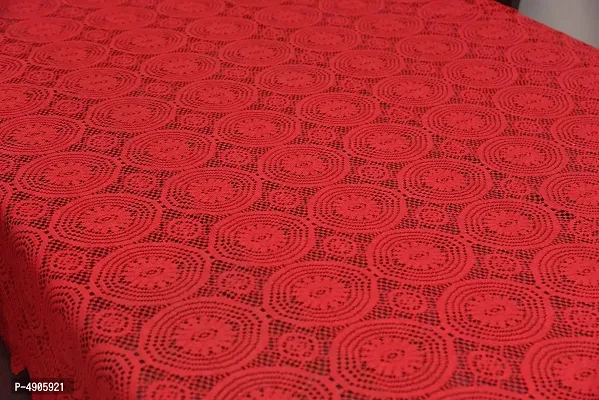 Premium Cotton Dining Table Cover (Red)-thumb4
