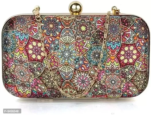 Maroon Colour Cotton Hand Block Printed Partywear Clutch/Clutch Purse -  Curated online shop for handcrafted products made in India by women artisans