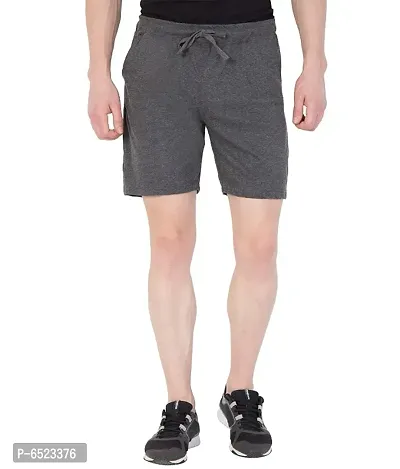 American-Elm Mens Casual Shorts Comfortable Cotton Shorts Elastic Waist Running Shorts with Two Pockets.-thumb0