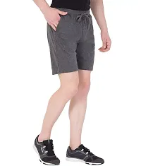 American-Elm Mens Casual Shorts Comfortable Cotton Shorts Elastic Waist Running Shorts with Two Pockets.-thumb1