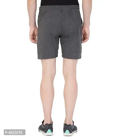 American-Elm Mens Casual Shorts Comfortable Cotton Shorts Elastic Waist Running Shorts with Two Pockets.-thumb3