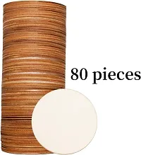 American Elm 80pcs Unfinished Wood Circle 3 Inch Wooden Circles for Crafts-thumb4