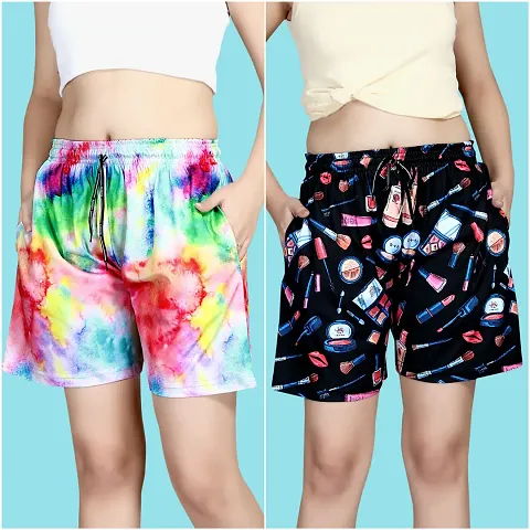 Pack Of 2 Night Shorts For Women