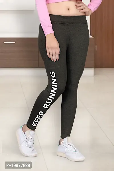 Fashionable Cotton Blend Jeggings For Women-thumb0