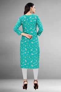 Women  Printed Full-Stiched Crepe Straight Kurti(Combo Pack Of 2)-thumb2