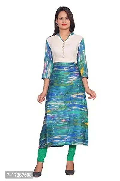 LOCAL VOCAL Women Rayon Mix-n-Match Kurta-thumb0