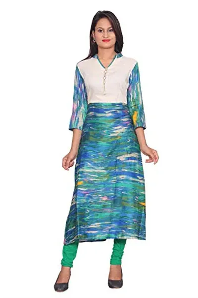 LOCAL VOCAL Women Rayon Mix-n-Match Kurta