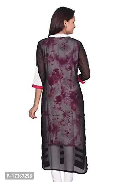 LOCAL VOCAL Women Georgette Layered Kurta-thumb2