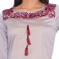 LOCAL VOCAL Women Chanderi Layered Kurta-thumb3