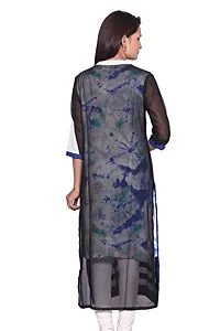 LOCAL VOCAL Women Georgette Layered Kurta-thumb1