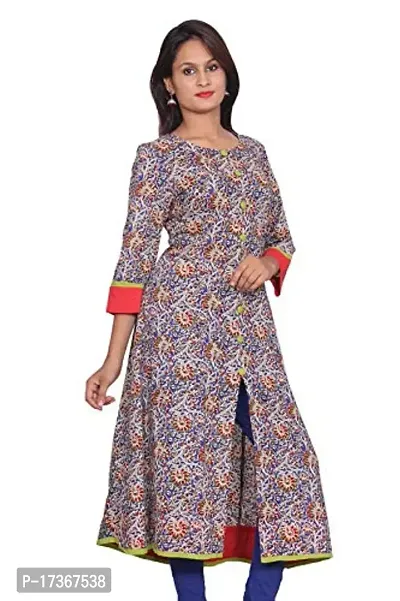 LOCAL VOCAL Women Cotton Printed Kurta-thumb3