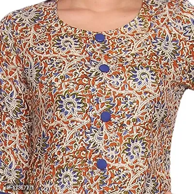 LOCAL VOCAL Women Cotton Printed Kurta-thumb4