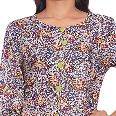 LOCAL VOCAL Women Cotton Printed Kurta-thumb4