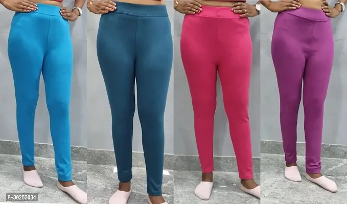 Plain Jeggings Combo of 4