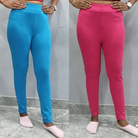 Plain Jeggings Combo of 4