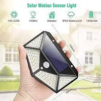 100 Bulb led Solar Light for Home, Garden, Outdoor Waterproof with automatics Sensor with On/Off, Set of 4 Pieces Combo(pack of 1)-thumb2