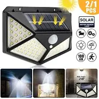 100 Bulb led Solar Light for Home, Garden, Outdoor Waterproof with automatics Sensor with On/Off, Set of 4 Pieces Combo(pack of 1)-thumb3