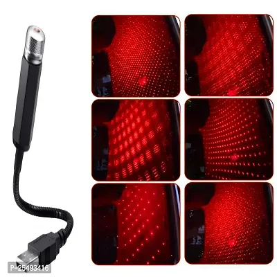 LED Car Atmosphere Lamp, 360 degree Rotation Use for USB Disco Light / Night Light / Room / Car / Party Decoration Disco Laser Car Fancy Lights, Car Roof Full Star-thumb4