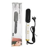 909B Hair Styler, Straightener machine Brush/PTC Heating Electric Straightener with 5 Temperature (PACK OF 1)-thumb3