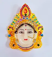 Goddess/Devi MATA Face/Mukhota Idol for Pooja Room (Poly Resin)-thumb1