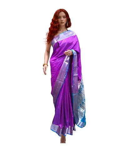 New In Art Silk Saree with Blouse piece 