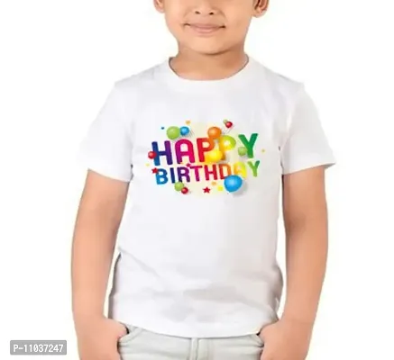 Kids t Shirt heppy White