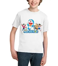 Kids t Shirt for boy with Halfsleeve Roundneck Good LOKING (12-13 Years) White-thumb2