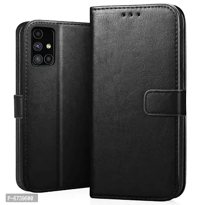 ARIESMO Flip Cover for Samsung Galaxy M31s  (Black , Camera Bump Protector)