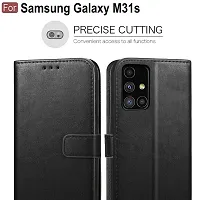 ARIESMO Flip Cover for Samsung Galaxy M31s  (Black , Camera Bump Protector)-thumb2