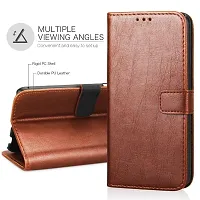 ARIESMO Flip Cover for Samsung A50 / A50s /A30s  (Brown , Camera Bump Protector)-thumb2