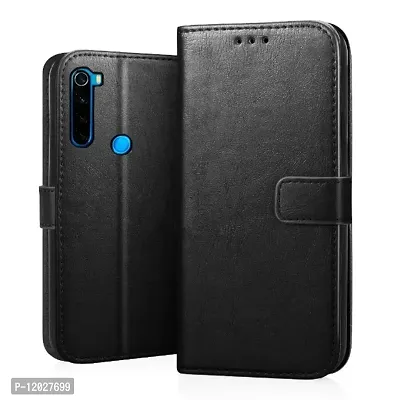 ARIESMO  flip Back Case cover for Mi Redmi Note 8 (Black)-thumb0