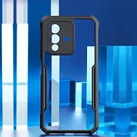 ARIESMO Back Case Cover for Vivo V23 Pro 5G (Transparent,Shockproof,Black)-thumb1