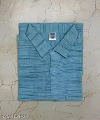 Elevate Your Style with Our Latest Trendy Khadi Cotton Men's Shirts! Experience The Perfect Blend of Fashion and Comfort in Every Stitch-thumb1