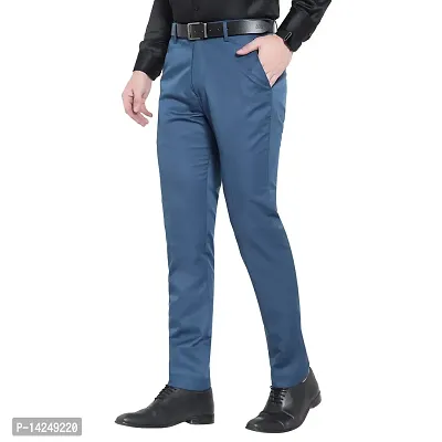 MENS STYLISH MORPITCH  SLIM FIT  FORMAL TROUSER-thumb4