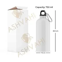 ASHVAH Customizable/Personalised Sipper Water Bottle, Leak Proof, for School, Gym, Home, Office 750 ML - Birthday, Return Gift, Girls, Name - Disha-thumb4