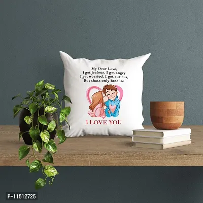 ASHVAH I Love You Cushion / Pillow Cover with Filler Gift for Wife, Husband, Boyfriend, Girlfriend, Hubby, Birthday, Anniversary, Valentines Day-thumb3