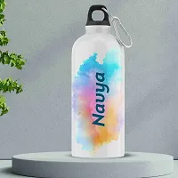 ASHVAH Customizable/Personalised Sipper Water Bottle, Leak Proof, for School, Gym, Home, Office 750 ML - Birthday, Return Gift, Girls, Name - Navya-thumb2